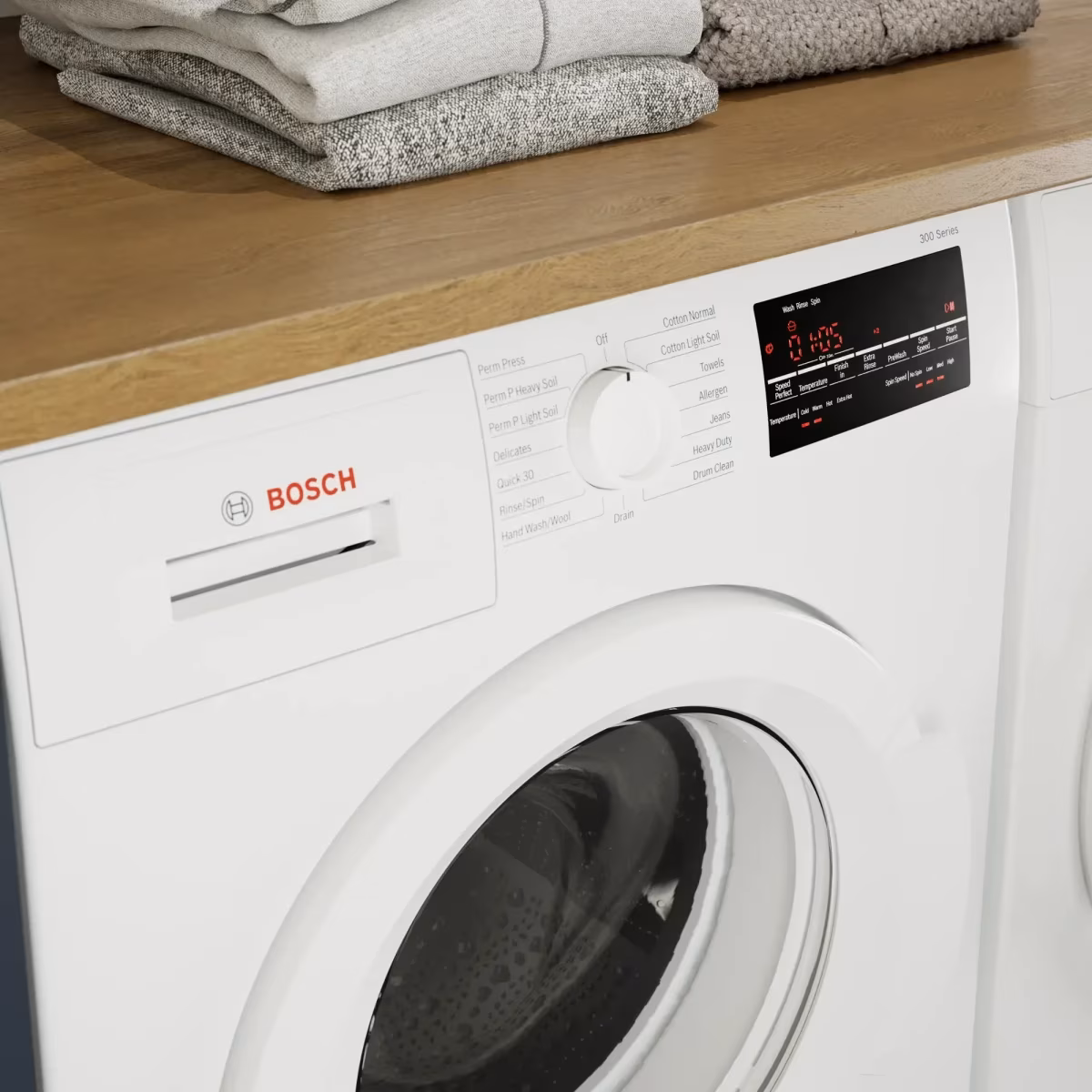 Bosch 24 Inch Front Load Washer with 2.2 cu. ft. Capacity in White WGA14400UC - Thumbnail 4