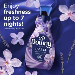 Downy Ultra Soft Liquid Fabric Softener, Calm, Lavender & Vanilla Bean, 93 fl oz, 138 Loads - Thumbnail 6
