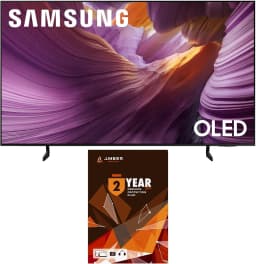 Samsung QN55S85FAFXZA 55 Inch OLED HDR 4K Smart TV with Q-Symphony Pro and 3 Year Amber Protection Plan (2025) - Thumbnail 1