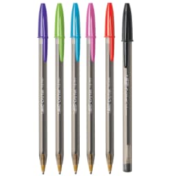 BIC Cristal Xtra Bold Fashion Ballpoint Pen, Medium Point (1.6mm), Assorted Colors, 24 Per Pack, 2 Packs - Thumbnail 4