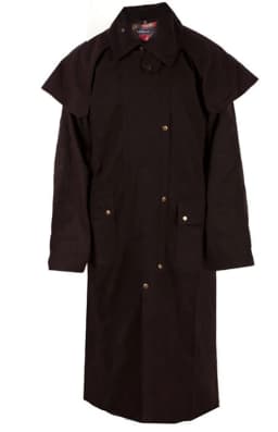 3XL Mens Oilskin Western Australian Waterproof Duster Coat Jacket 23101BR - Thumbnail 7