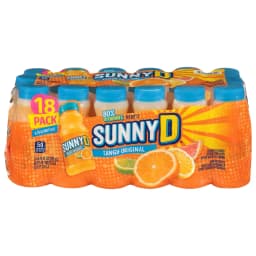 (3 pack) SUNNYD Tangy Original Shelf Stable Orange Juice Drink, 18 Count, 6.75 fl oz Bottles - Thumbnail 9
