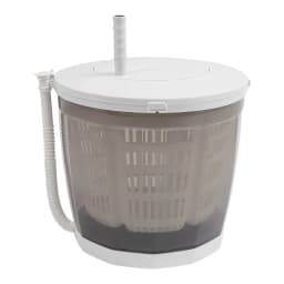 2 in 1 Portable Manual Washing Machine, Non-Electric Washing Machine, Clothes Spin Dryer, for Clothes, Underwear Small Items, Dorm, Camping (Grey) - Thumbnail 1