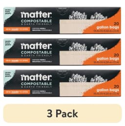 (3 pack) Matter Compostable Gallon Food Storage Bags, 20 Count - Thumbnail 1