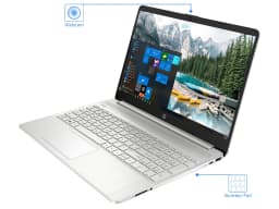 HP 15 Laptop, 15.6" FHD Display, AMD Ryzen 5 5500U Upto 4.0GHz, 32GB RAM, 512GB NVMe SSD, Vega 6, HDMI, Card Reader - Thumbnail 4