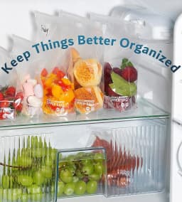 24/7 Bags - Slider Storage Bags, Quart Size with Expandable Bottom, 150 Count (6 Packs of 25) - Thumbnail 4