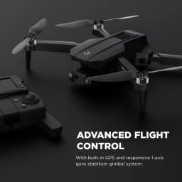 Vivitar SkyVision 4K Ultra HD GPS Foldable Video Drone with 4.3" Display Controller, Brushless Motors, 1-Axis Gimbal, VR Headset, 17-Minute Flight - Thumbnail 4