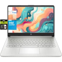 HP Newest 14" Laptop, Slim Light Laptop Computer for Students and Business, 16GB RAM, 192GB Storage(128GB eMMC+64GB SD) - Thumbnail 3