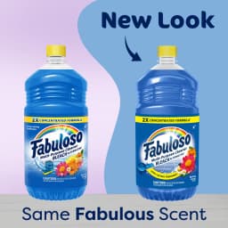Fabuloso 2X Multi-Purpose Cleaner Bleach Alternative, Spring Fresh Scent, 56 fl oz - Thumbnail 2