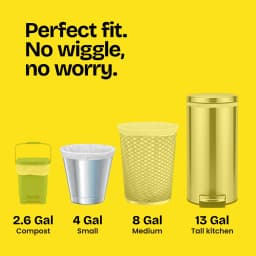 Glad Quick-Tie 4-Gallon Small Trash Bags, Gain Original Scent, 20 Bags, 2 Pack - Thumbnail 4