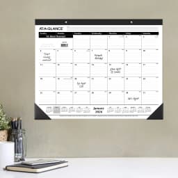 AT-A-GLANCE 2026 Monthly Desk Pad Calendar, 21.75" x 17" - Thumbnail 4