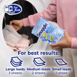 Snuggle Blue Sparkle Cuddle Up Fresh Dryer Sheets, 120 Count - Thumbnail 6