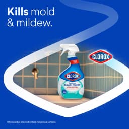 Clorox Bleach Foamer Bathroom and Shower Cleaner Spray, Ocean Mist, 30 fl oz - Thumbnail 3