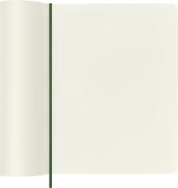 Moleskine Notebook, Extra Large, Plain, Myrtle Green, Soft Cover (7.5 x 9.75) (Books) - Thumbnail 4