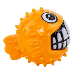 KONG® Grinz Puffer Fish Ball Dog Toy, Medium - Thumbnail 3