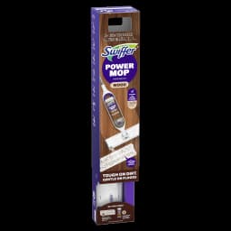 Swiffer Power Mop Wood Kit with Refill, Unscented, 1 handle + 1 solution & 2 Pads - Thumbnail 6