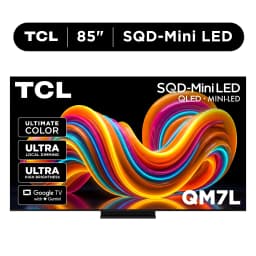 TCL 85” QM7L Series SQD-Mini LED QLED Smart Google TV (NEW 2026) - TCL Deep Color System with Super QLED - Thumbnail 1