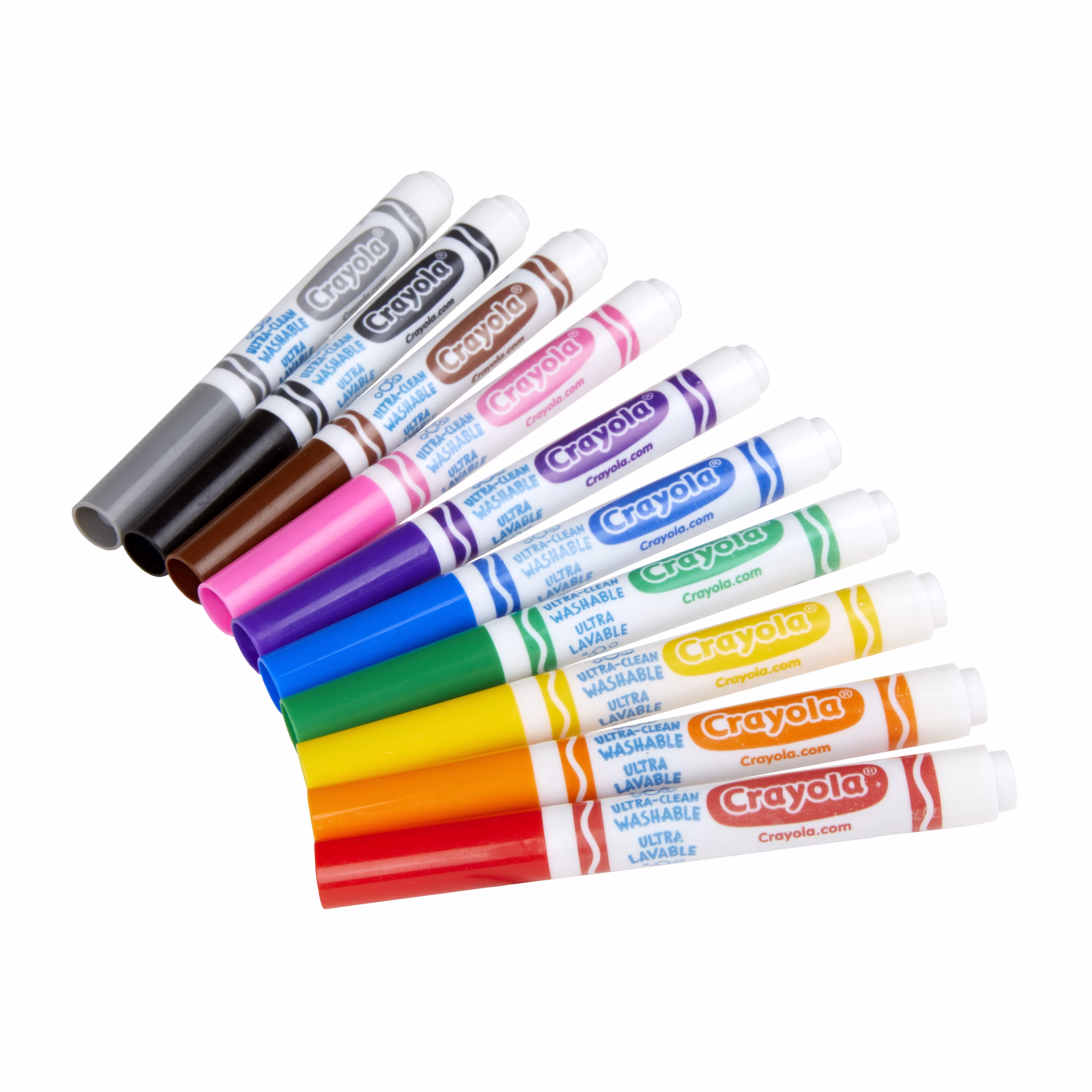 Crayola Ultra-Clean Washable Broad Line Markers, 10 Ct, Back to School Supplies, Classroom Essentials for Teachers, Gift, 3 - Thumbnail 2
