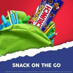 Buncha CRUNCH Candy, Pieces of Creamy Milk Chocolate with Crisped Rice, Movie Theater Candy, Concession Box, 3.2 oz - Thumbnail 5