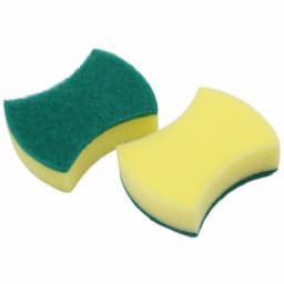 SUWU 5 Count, Double-Sided Scrubber Sponge for Kitchen Cleaning, Non-Scratch Sponges for Dishes, Efficient Scouring Pad for Pot, Pan, Household - Thumbnail 3