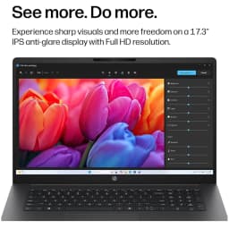 HP OmniBook 3 17.3 inch Laptop PC, FHD Display, AMD Ryzen 3 30, 8 GB RAM, 512 GB SSD, AMD Radeon 610M Graphics, Copilot - Thumbnail 4