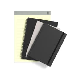 Staples TRU RED Large Soft Cover Ruled Notebook Black 3/Pack TR54984VS - Thumbnail 6