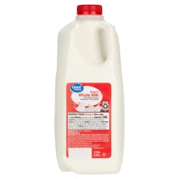 Great Value Milk Whole Vitamin D, Half Gallon, , 64 fl oz - Thumbnail 1