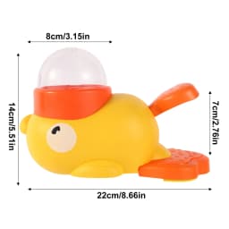 Dog Interactive Slow Feeder, Duck-Shaped Design Iq Training & Bloat Prevention, Adjustable Abs Slow Feeding Toy For Small/Medium Dogs, Reduces - Thumbnail 3