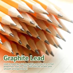 72PCS/Set Unsharpened Natural Wood Pencils, Blank Wooden Drawing Pencils for Office Drafting, DIY Crafts & General Sketching - Thumbnail 9