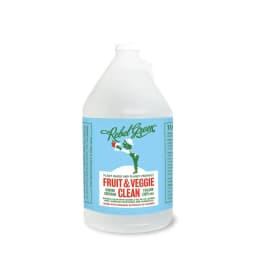 Rebel Green Fruit & Veggie Clean - Natural, Plant-Based Vegetable Wash - Sustainable, No Aftertaste - 1 Gallon Refill - Thumbnail 1