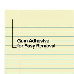 Staples Notepads 5" x 8" Narrow Ruled Canary 50 Sh./Pad 12 Pads/PK TR57293/18601 - Thumbnail 5