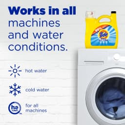 Tide Simply Laundry Detergent Liquid All-In-One, Refreshing Breeze Scent, 117 fl oz, 89 Loads - Thumbnail 6