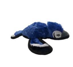 SteelDog Ruffian Blue Jay Plush Dog Toy, Squeaker Dog Toy, Tennis Ball Inside, Crinkles for Interactive Play - Thumbnail 4