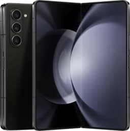 Restored SAMSUNG Galaxy Z Fold 5 Cell Phone, Factory Unlocked Android Smartphone, 256GB , Big 7.6” Screen for Streaming, Gaming, Dual App View, One-Hand Control, Hands-Free Use, US Version, 2023,Phantom Black (Refurbished) - Thumbnail 1