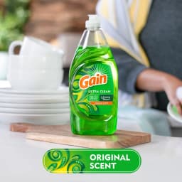 Gain Ultra Dishwashing Liquid, Original, 38 fl oz - Thumbnail 5