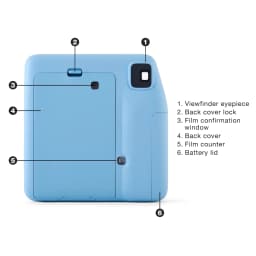 Fujifilm instax Mini SE Instant Camera Bundle with Case, 10 Pack Film, Album, and Frame Stickers, Light Blue (Value Bundle) - Thumbnail 14