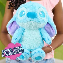 Disney Stitch 14-Inch Feeling Rosy Large Plush Toy, Soft Plush with Rosette Fabric, Ages 3 - Thumbnail 2