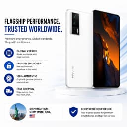 Xiaomi Poco F5 PRO 5G Dual SIM 512GB ROM 12GB RAM GSM Unlocked - White - Thumbnail 2