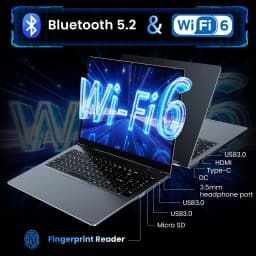 Golzer 16in Laptop 2 in 1 Touchscreen, Windows 11 Convertible Laptop, 16GB DDR4 640GB Storage - Thumbnail 6