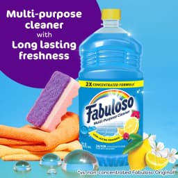 Fabuloso 2X Multi-Purpose Cleaner, No Rinse Floor Cleaner, Tropical Spring Scent, 56 fl oz - Thumbnail 3