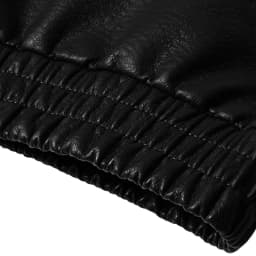 Men's Faux Leather Moto Biker Jacket Classic Textured Bomber Coat Vintage Loose Fit Zip Up Windproof Jackets with Sleeve Zipper Pockets, Black, XXL - Thumbnail 6