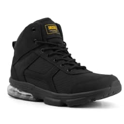 Jacata Non Slip Work Shoes for Men Water Resistant Leather Hiking Boots Air Cushion (Size 12) - Thumbnail 1