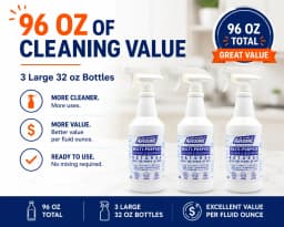 LA's Totally Awesome Hypochlorous Acid Spray (Pack of 3) - Multi Surface Cleaner, Pet & Family Safe, Non-Toxic Surface Cleaner & Odor Remover, No - Thumbnail 4