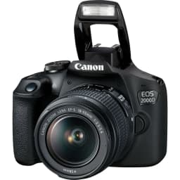 EOS 2000D (Rebel T7) EF-S 18-55mm f/3.5-5.6 Lens DSLR Camera, Black Holiday Deal - Thumbnail 5