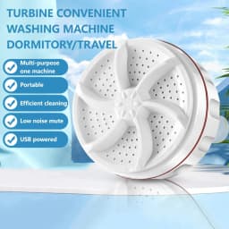 Tiitstoy Portable Washing Machine,Mini Washing Machine,Mini Dishwashers Turbo with Usb, Suitable for Home Business, Travel, College Room, Rv - Thumbnail 5