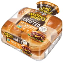 Nature's Own Perfectly Crafted Brioche Style Hamburger Buns, Non-GMO Hamburger Buns, 8 Count - Thumbnail 14