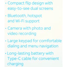 AT&T Cingular Flex 2, 4GB, Classic Navy - Prepaid Phone [Locked to AT&T] - Thumbnail 6