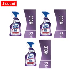 Lysol Mold and Mildew Remover Bathroom Cleaning Spray, Soap Scum and Shine Disinfectant 32 fl oz - 3 count - Thumbnail 1