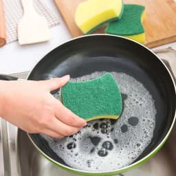 Wadada Heavy Duty Cellulose Scrub Sponges, Kitchen Dishwashing Sponge Bulk, Non Scratch Dishes Scouring Pad Dishcloth, Odor-Free Sponge Wipes - Thumbnail 4