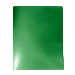 NXUJEUG 2-Pocket Folders, Plastic Folders with Pockets, 1 Pack Heavy Duty Pockets Folder for Document, Letter Size File Folder, Green - Thumbnail 5